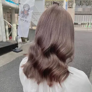 セミロング カラー ヘアアレンジ メンズ キッズ ブリーチの髪様 MASATOのヘアスタイル