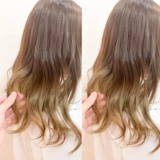 セミロング カラー ヘアアレンジ メンズスタイル ly本厚木のヘアスタイル