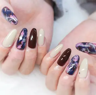 ロング Re nailのネイルデザイン