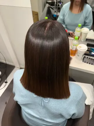 ミディアム 美髪特化✨ 伊織✨縮毛矯正✨のヘアスタイル