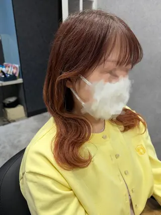セミロング ヘアアレンジ 加藤 碧唯のヘアスタイル