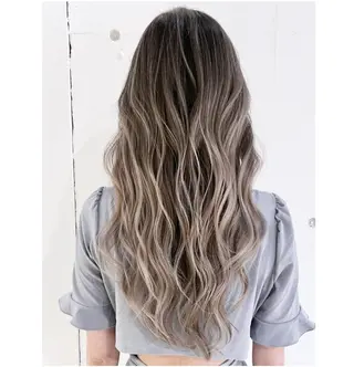 カラー パーマ ヘアアレンジ ロング ITbyALBUM 浦和店のヘアスタイル