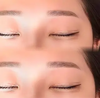 アイブロウ 。ꕤ°₊sakura 束感まつ毛⊹𓈒✿のマツエク・マツパデザイン