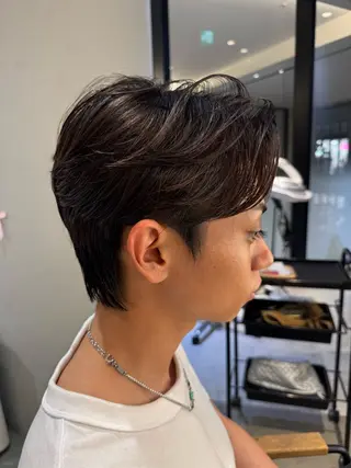 ショート パーマ メンズ unopulir 景山 凌のヘアスタイル