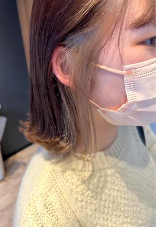 ミディアム 似合わせ/顔周り 💛Mayuka🧡のヘアスタイル