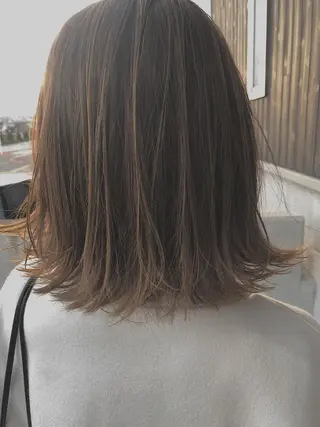 ミディアム カラー NAKAGAWA YUICHIのヘアスタイル