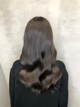 ロング カラー ヘアアレンジ Zina 渋谷のヘアスタイル