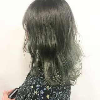 ミディアム カラー 上品韓国ヘア レイヤー/ayaのヘアスタイル
