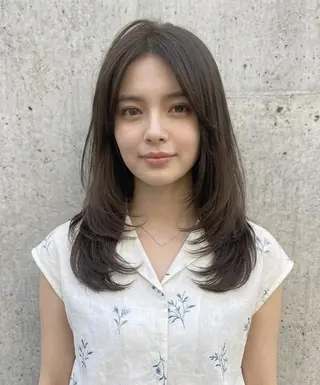 セミロング 似合わせカット 銀座/アライ カズヤのヘアスタイル