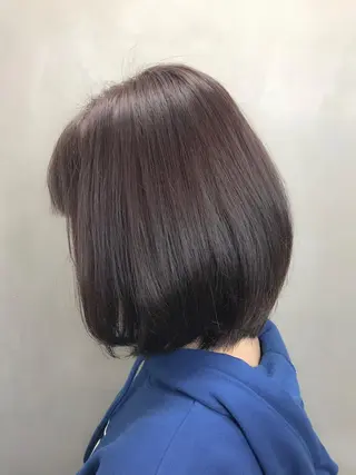ミディアム カラー 【透明感、艶髪】西村 有司のヘアスタイル