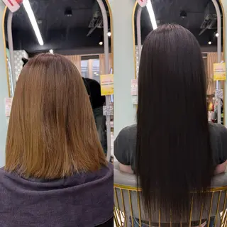 ロング カラー 🐺新宿manabu プルエクステのヘアスタイル