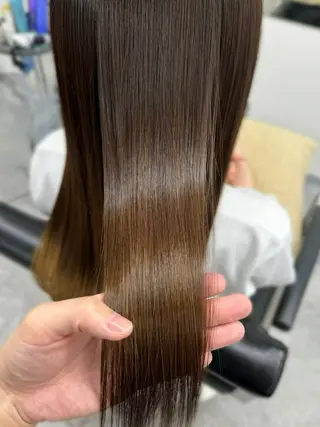 ロング 髪質改善メニュー 長井 美佐子のヘアスタイル