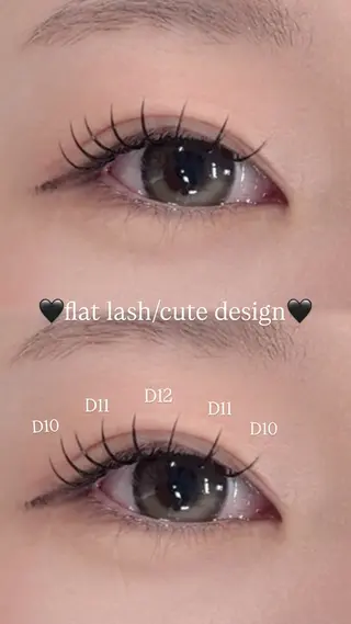 マツエク・マツパ B☆STAR まなみ🖤🫧のマツエク・マツパデザイン