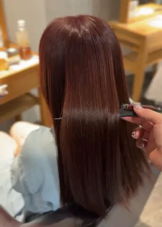 ロング カラー 乃空/★縮毛矯正✩* /うる艶(.⩊<)☆のヘアスタイル