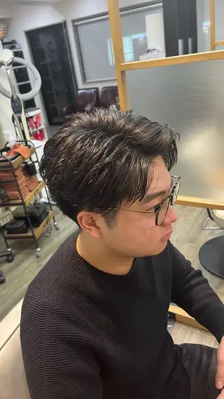 ショート メンズ 二宮 清峰のヘアスタイル