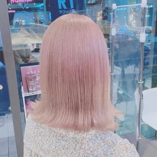 ミディアム カラー ヘアアレンジ メンズ キッズ ブリーチの髪様 MASATOのヘアスタイル