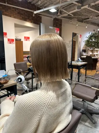 ミディアム 永田 幸花のヘアスタイル
