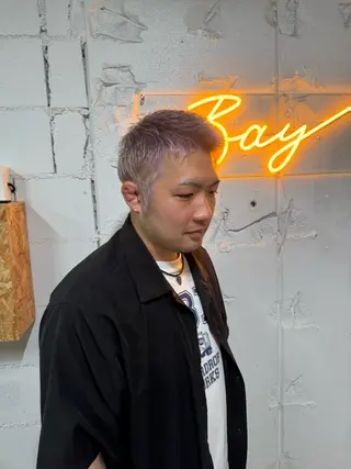 ショート カラー メンズ BAY ソウタのヘアスタイル