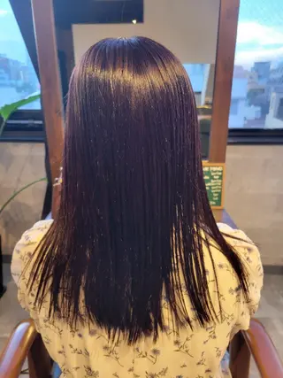 ロング ブリーチハイライト✨ 山口そらのヘアスタイル