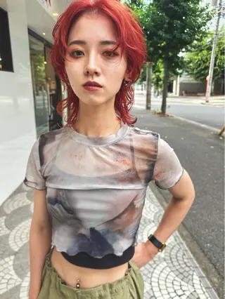 ミディアム 米澤 俊輔のヘアスタイル