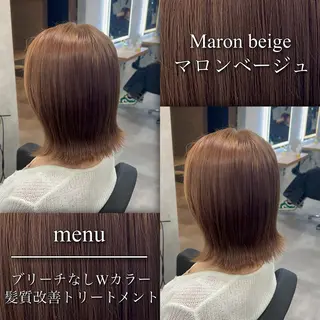 ミディアム カラー ブリーチなしの達人 🌈KAITOのヘアスタイル