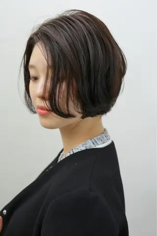 ショート カラー パーマ 佐野 寛のヘアスタイル