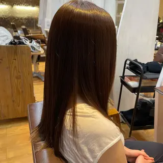 ロング 梶谷 和希のヘアスタイル
