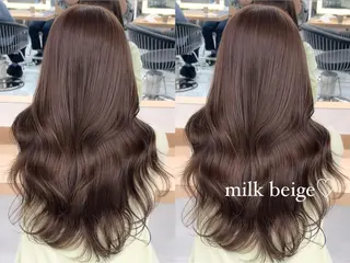 ロング カラー ヘアアレンジ 柳堀 日菜のマツエク・マツパデザイン