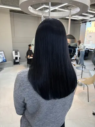 セミロング kurune chikaのヘアスタイル