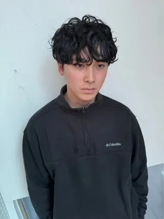 ショート パーマ メンズ hair&eye🎀 /momoKaのマツエク・マツパデザイン