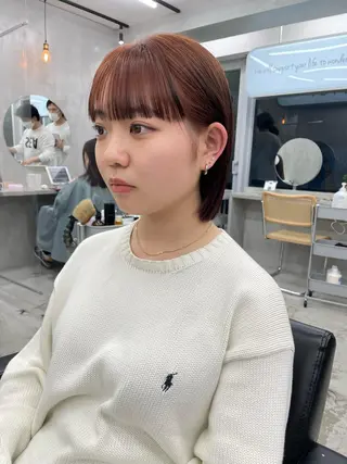 ショート カラー 👑ボブはお任せ ミヤノ👑のヘアスタイル