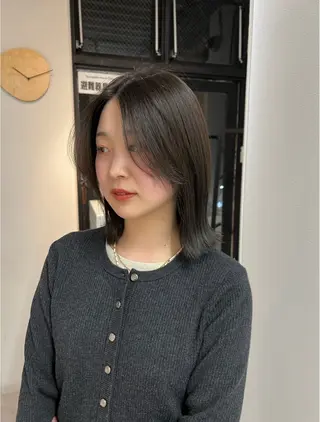 ミディアム quon KINO/ カットモデル✂︎のヘアスタイル