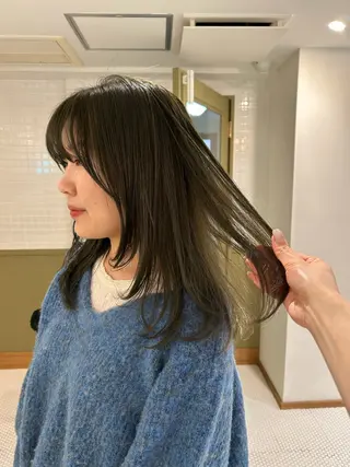 セミロング カラー マンツーマン美容師 立川　♡MIHO♡のヘアスタイル