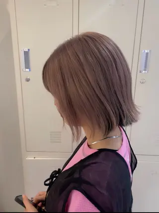 ショート カラー 本町／美容室 yamamotoのヘアスタイル