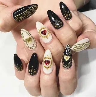 ネイル 渋谷/チップ長さ出し 👑アプレgel-xのネイルデザイン