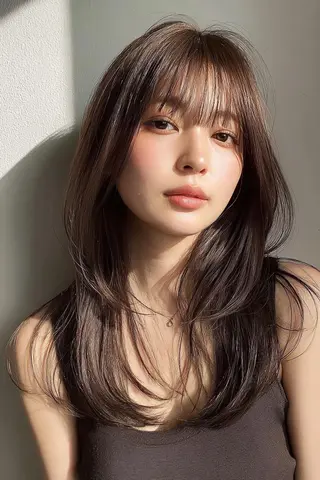カラー ロング Luana / 公式 / 大通のヘアスタイル