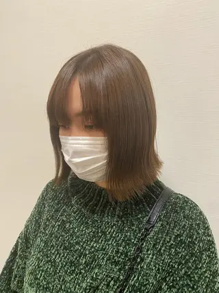 ミディアム カラー ヘアアレンジ 🌿レイヤー/ブリー チ/🌿JINのヘアスタイル