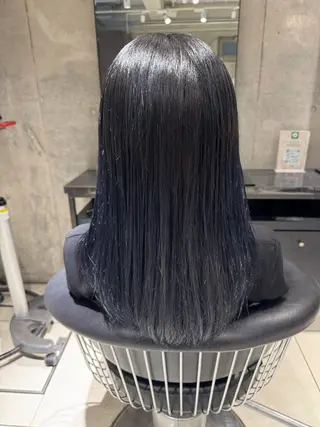 カラー 艶カラー 梨菜💜のヘアスタイル