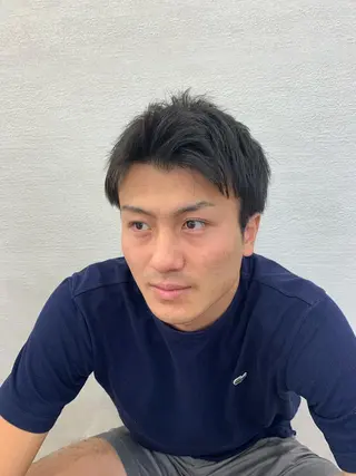 ショート メンズ チバ ヒロトのヘアスタイル