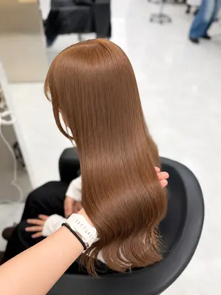 ロング カラー ヘアアレンジ 透明感カラー🎀艶髪 Anju/渋谷🎀のヘアスタイル