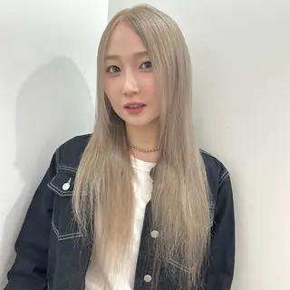 ロング カラー パーマ ヘアアレンジ メンズ 🧨ブリーチー×ボブ レイヤー💎じゅえるのヘアスタイル