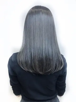 セミロング パーマ 店長 大方康暉のヘアスタイル