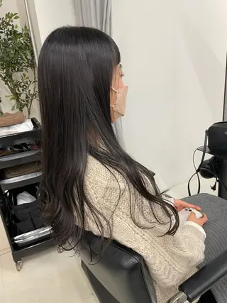 ロング カラー アイブロウ オトナヘア🌸 harukaのヘアスタイル