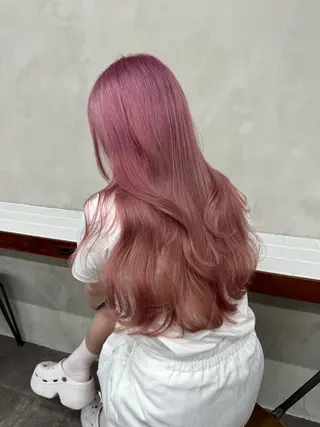 ロング カラー ブリーチ ハイトーン 特化🌈フジタハルキのヘアスタイル