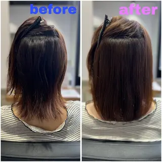 ミディアム ARMONY えりのヘアスタイル