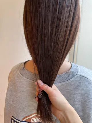 ミディアム chic 有山 美瑠のヘアスタイル