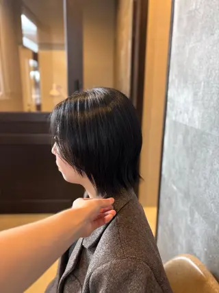 ショート ヤマノウチ アヤカのヘアスタイル