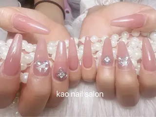ネイル kao  パラジェル スカルプ/長さだしのネイルデザイン