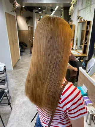 ロング レイン🌏🌱 似合わせ/ハイトーンのヘアスタイル