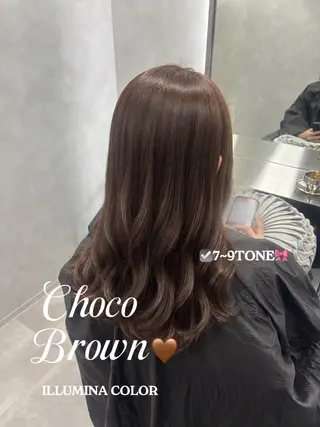 ロング カラー . noaのヘアスタイル